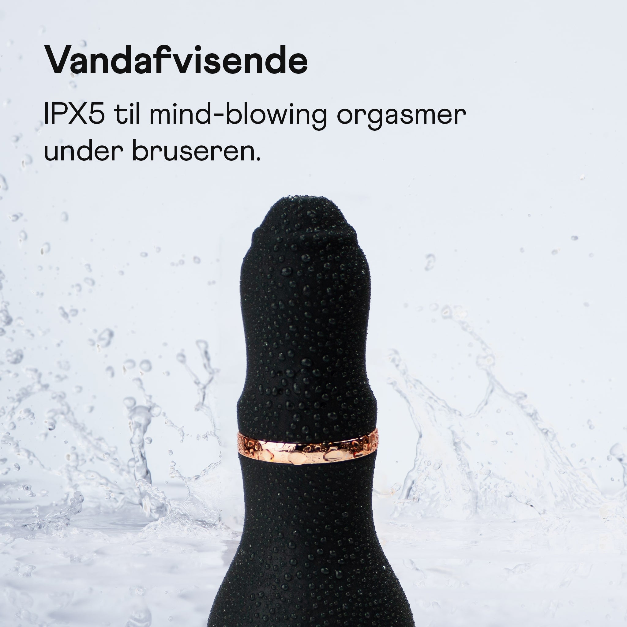 LANA Climax penis vibrator cup, sort